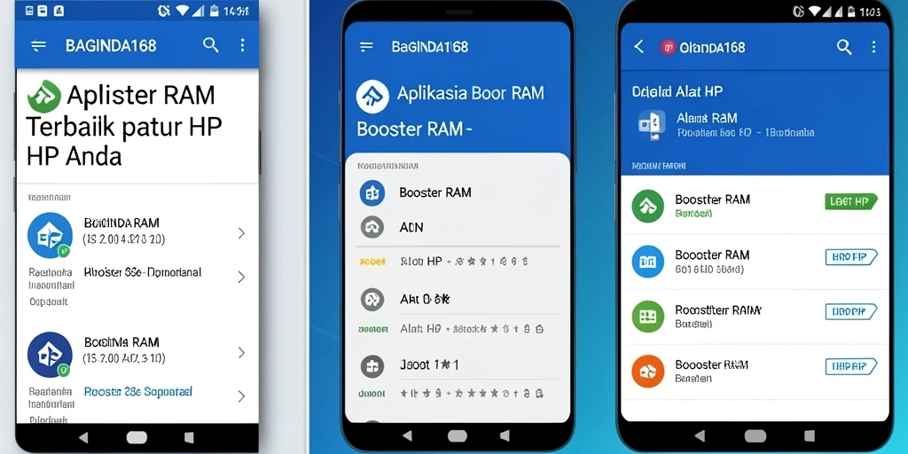 Antarmuka pengguna BAGINDA168 saat membersihkan RAM dengan cepat dan efisien.