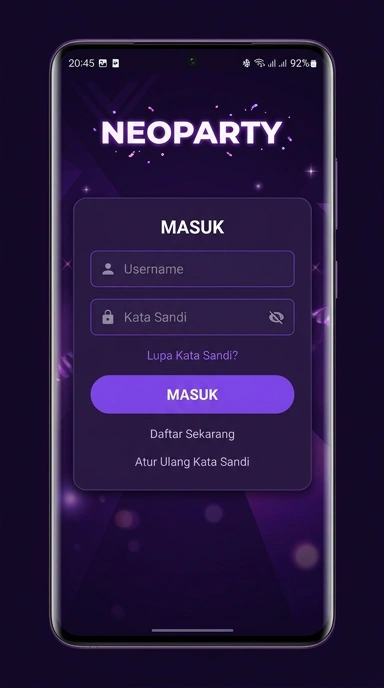 Masuk Akun neoparty dengan Mudah dan Cepat